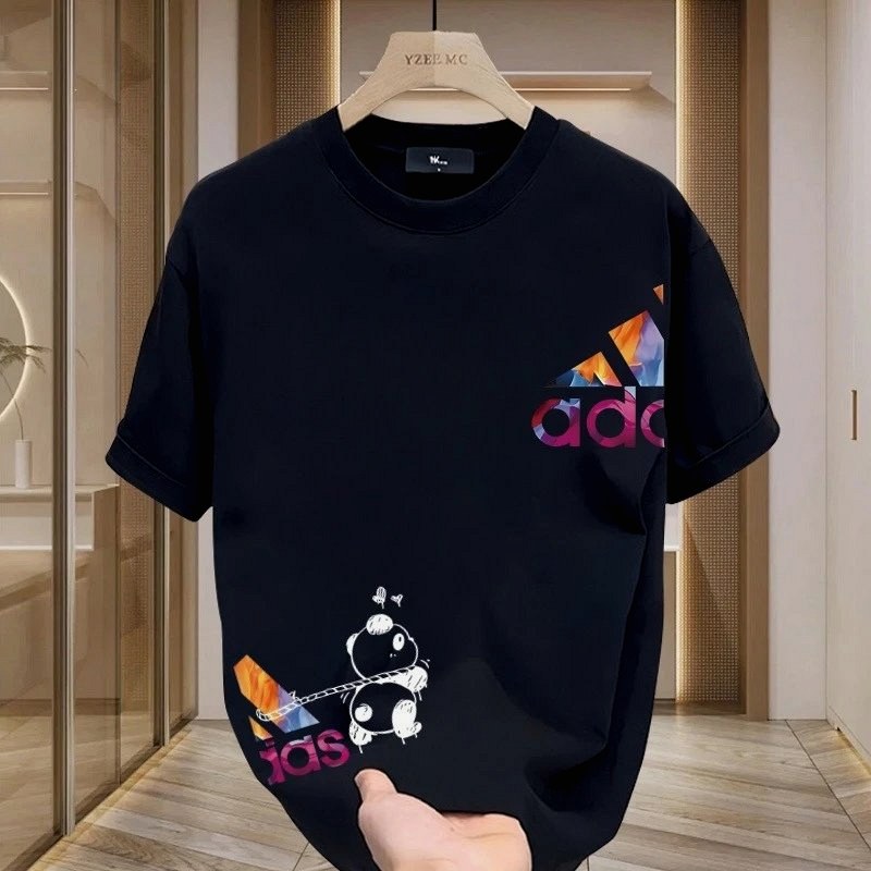 Adidas Black T-Shirt in Casual Streetwear Style Review: Checking the $8.36 Crew-Neck Against Its Own Tag