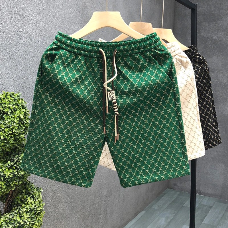 Celine Green All-Over Print Shorts, $5.22: We Measured the Print Repeat