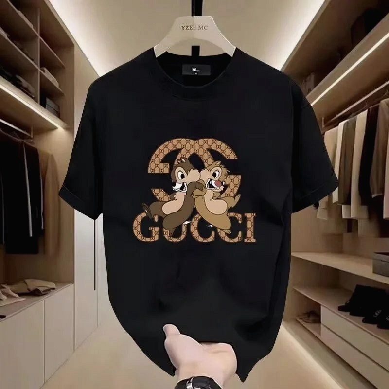 Gucci Black Playful Squirrel Streetwear T-Shirt Review: Combed Cotton, S–5XL, and a $3.43 Listing