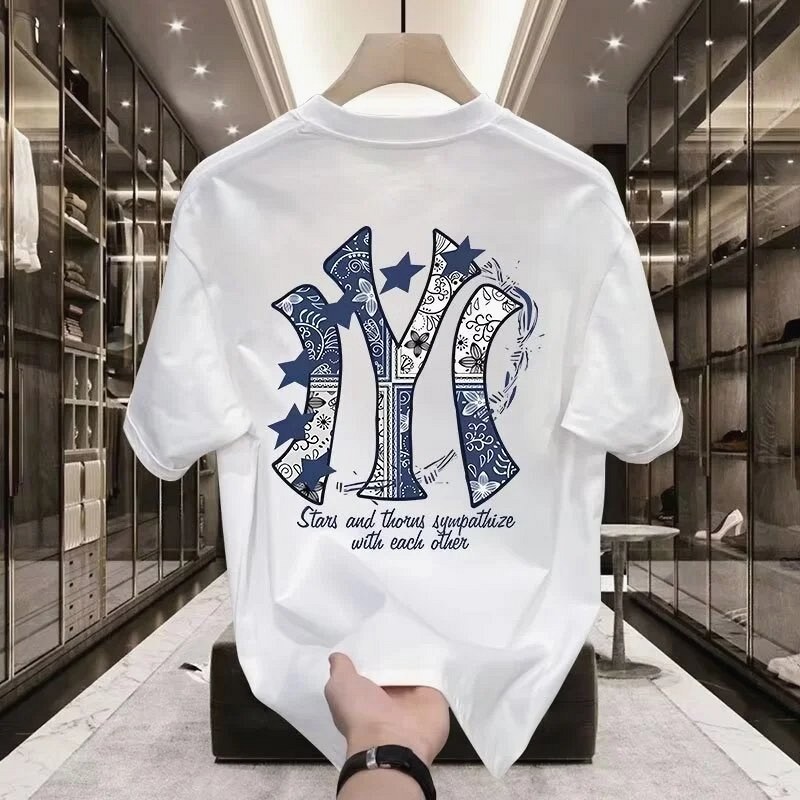 MLB Blue Printed Streetwear T-Shirt Review: Does 'Milk Silk' Polyester Earn Its $3.73?
