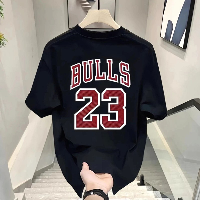 NBA Black T-Shirt in Casual Streetwear Style Review: A $5 Cotton Tee in Two Weights