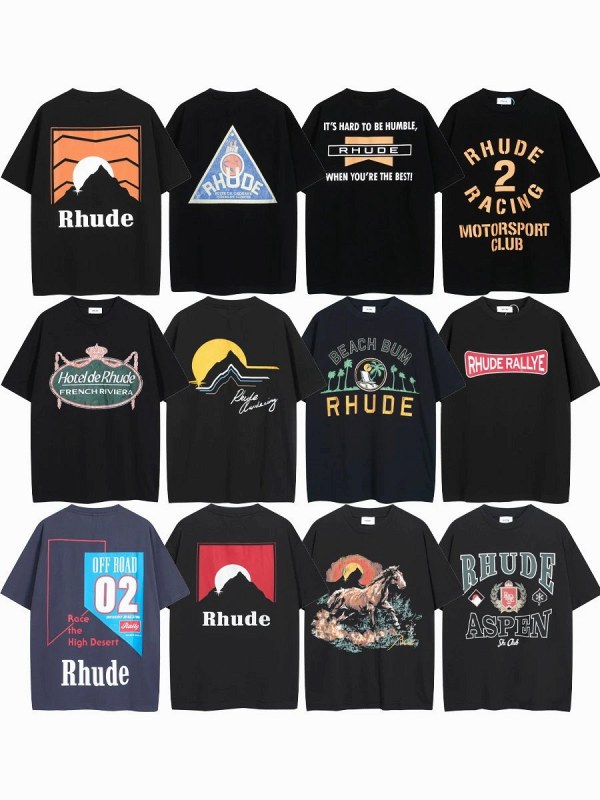 Rhude "Dark" Series T-Shirt Collection Review: A Boxy Cotton Tee, Tested