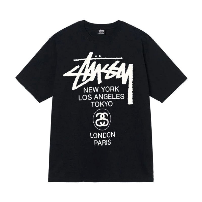 Stussy Letter Print Black T-Shirt Review: An $8.06 Relaxed Cotton Crew, Tested